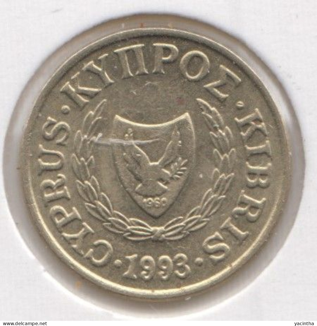 @Y@    Cyprus   1  Cent  1993  Unc     (3886) - Zypern