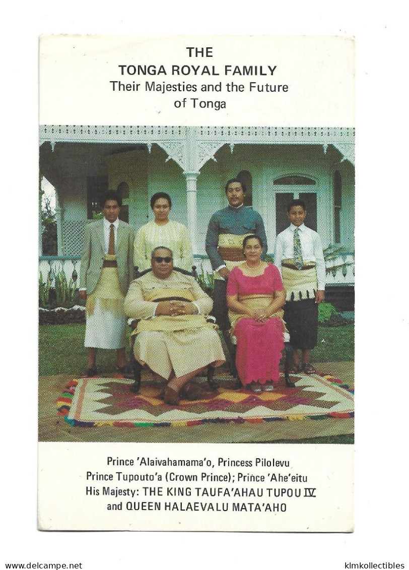 TONGA - THE ROYAL FAMILY - Tonga