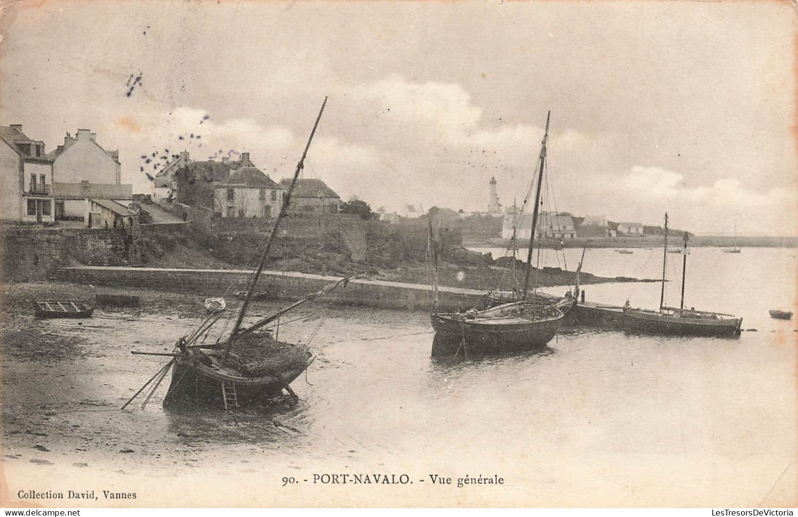 FRANCE - Port Navalo - Vue Générale - Barques - Carte Postale Ancienne - Arzon