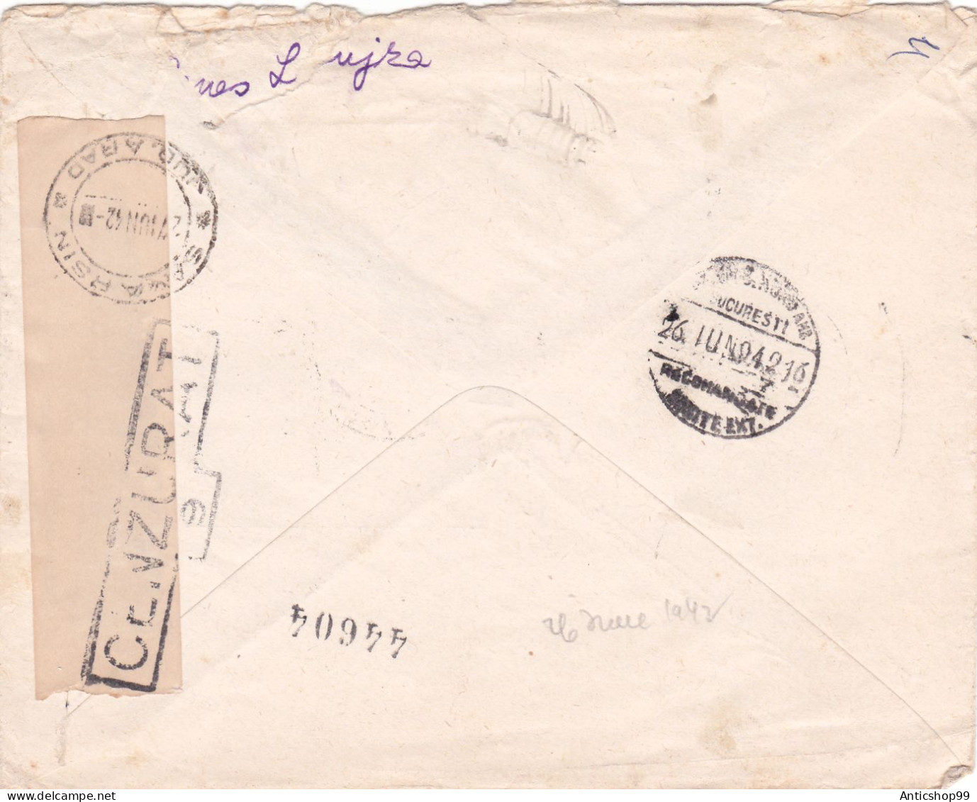 CENSORED ENVELOPE, FROM BUDAPEST TO SAVARSIN ROMANIA ,   USED, 1942, COVERS - Covers