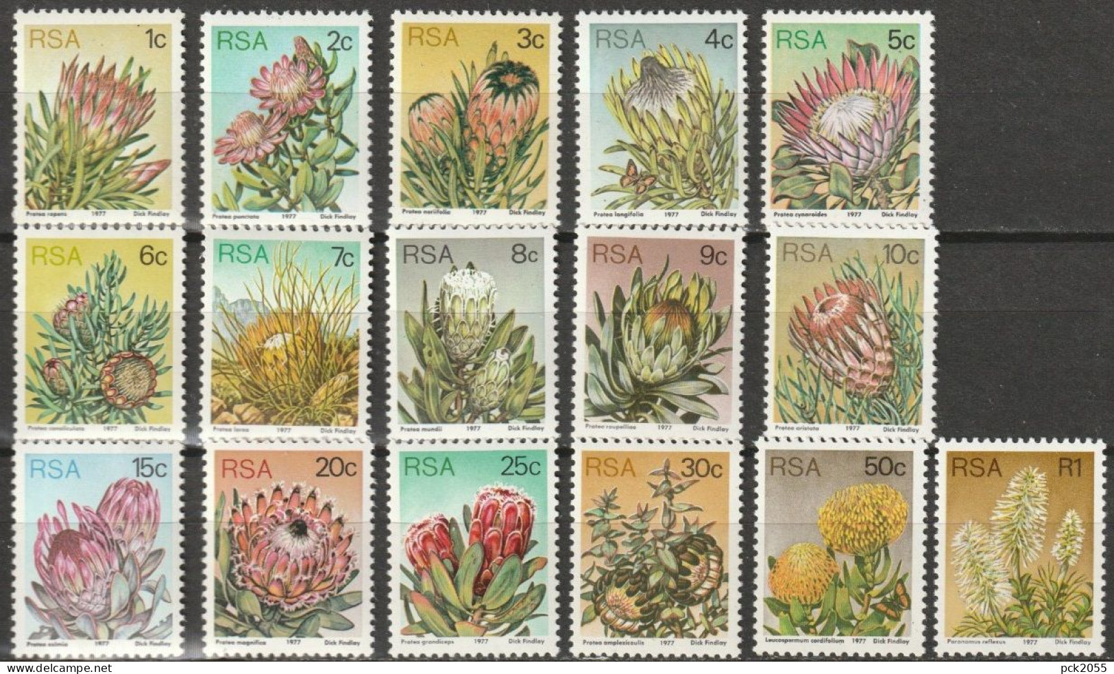 RSA 1977 Nr.512A - 527A ** Postfrisch Proteusgewächse ( EK218/4) Günstige Versandkosten - Unused Stamps