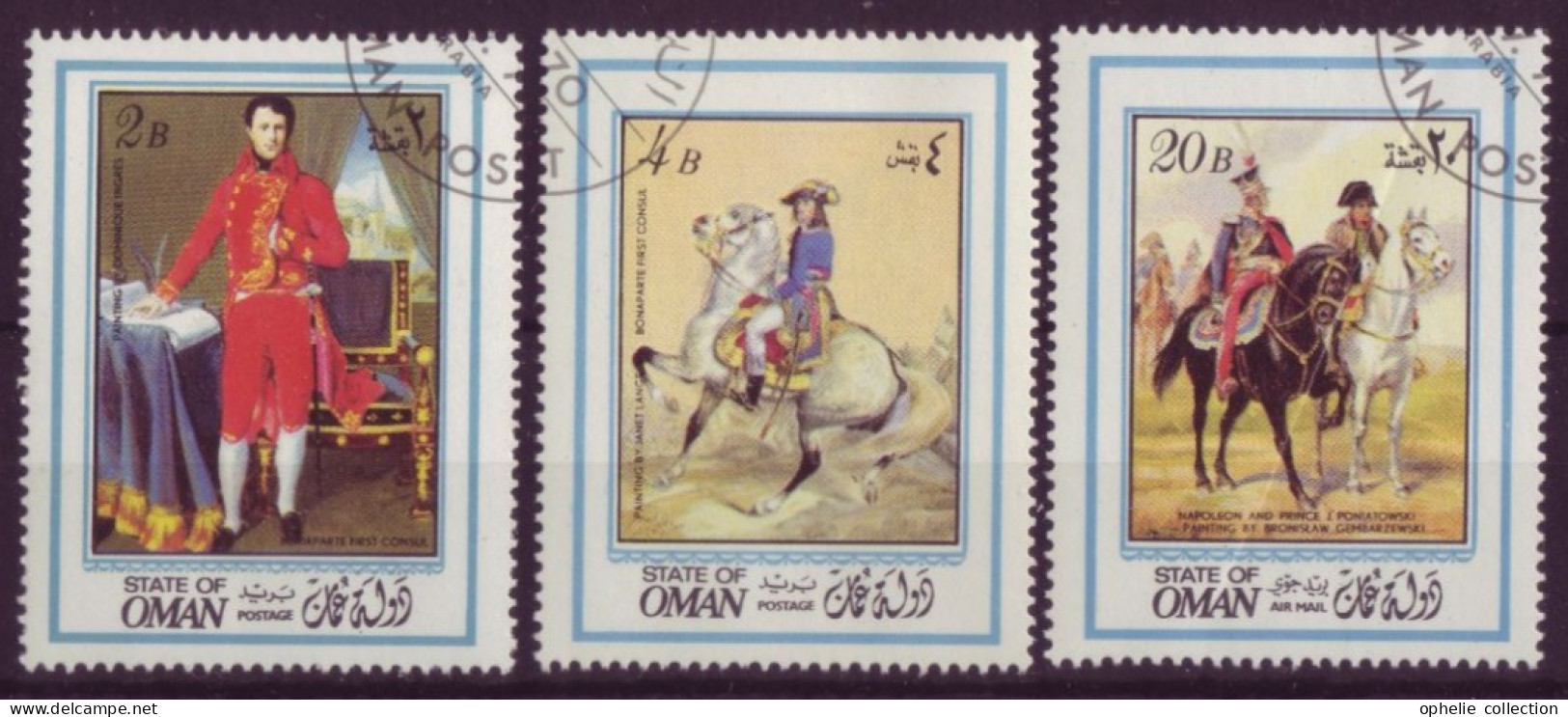 Asie - Oman - Napoléon - 3 Timbres Différents - 6656 - Oman