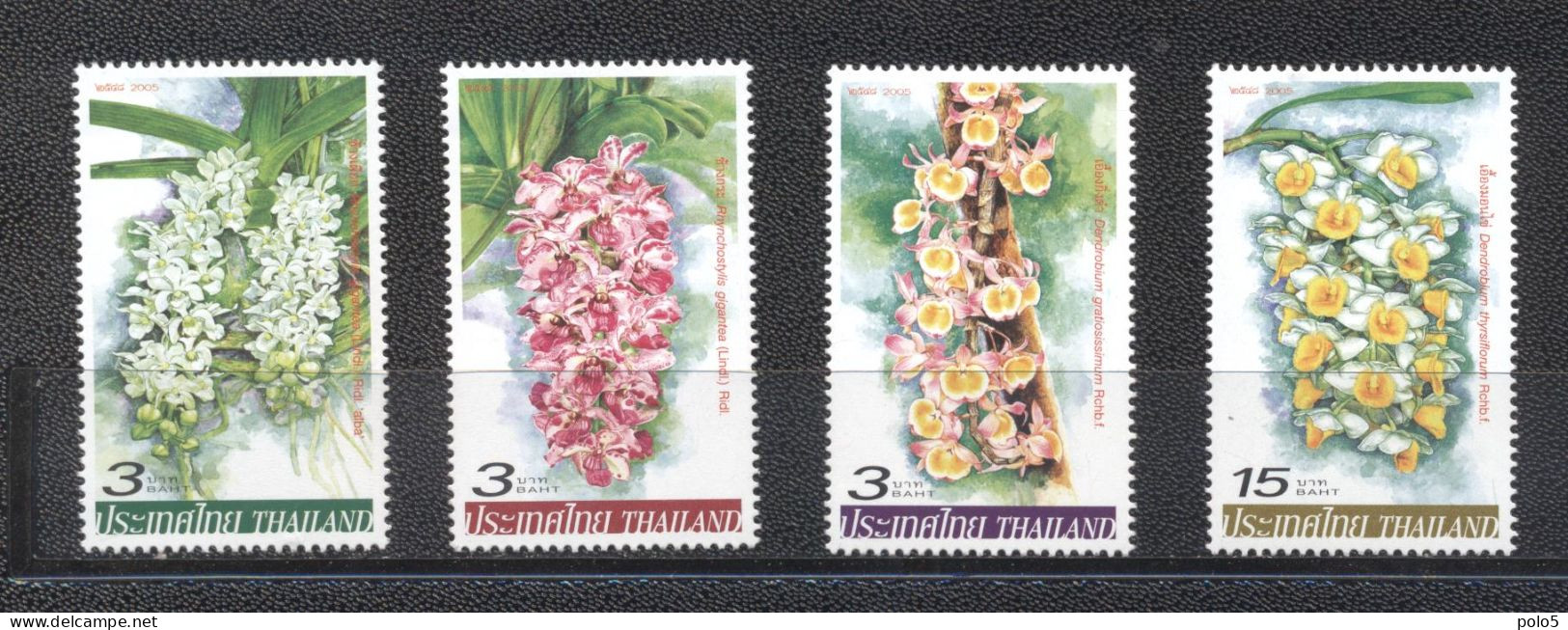 Thailand 2005- Orchids Set (4v) - Thailand