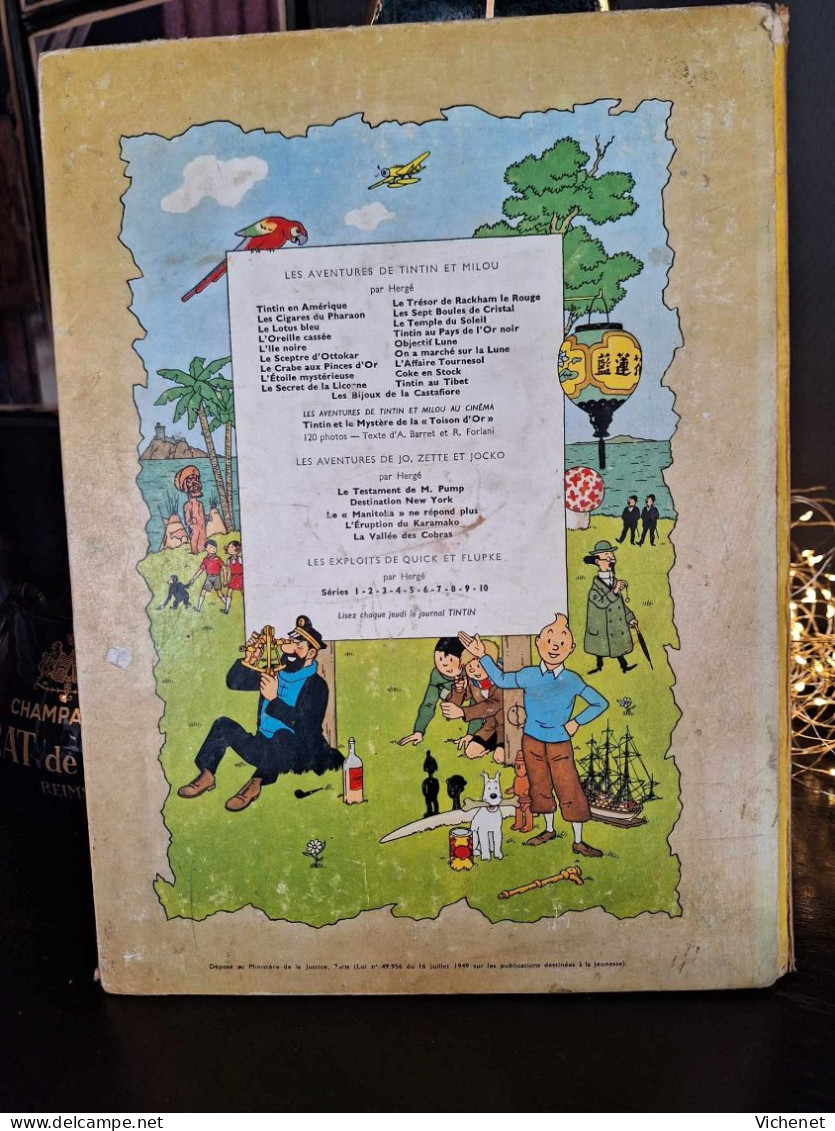 Tintin - 21 - Les Bijoux De La Castafiore - EO Belge - 1963 - Tintin