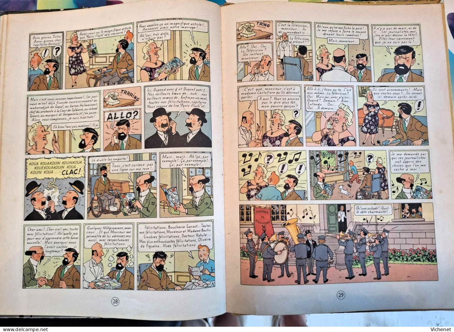 Tintin - 21 - Les Bijoux de la Castafiore - EO Belge - 1963