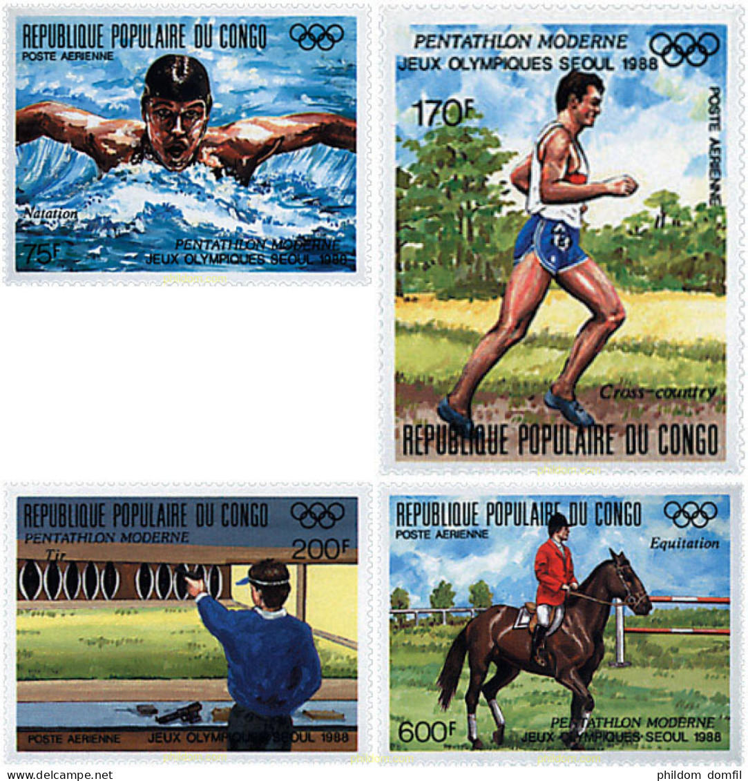 726397 HINGED CONGO 1988 24 JUEGOS OLIMPICOS VERANO SEUL 1988 - Ungebraucht