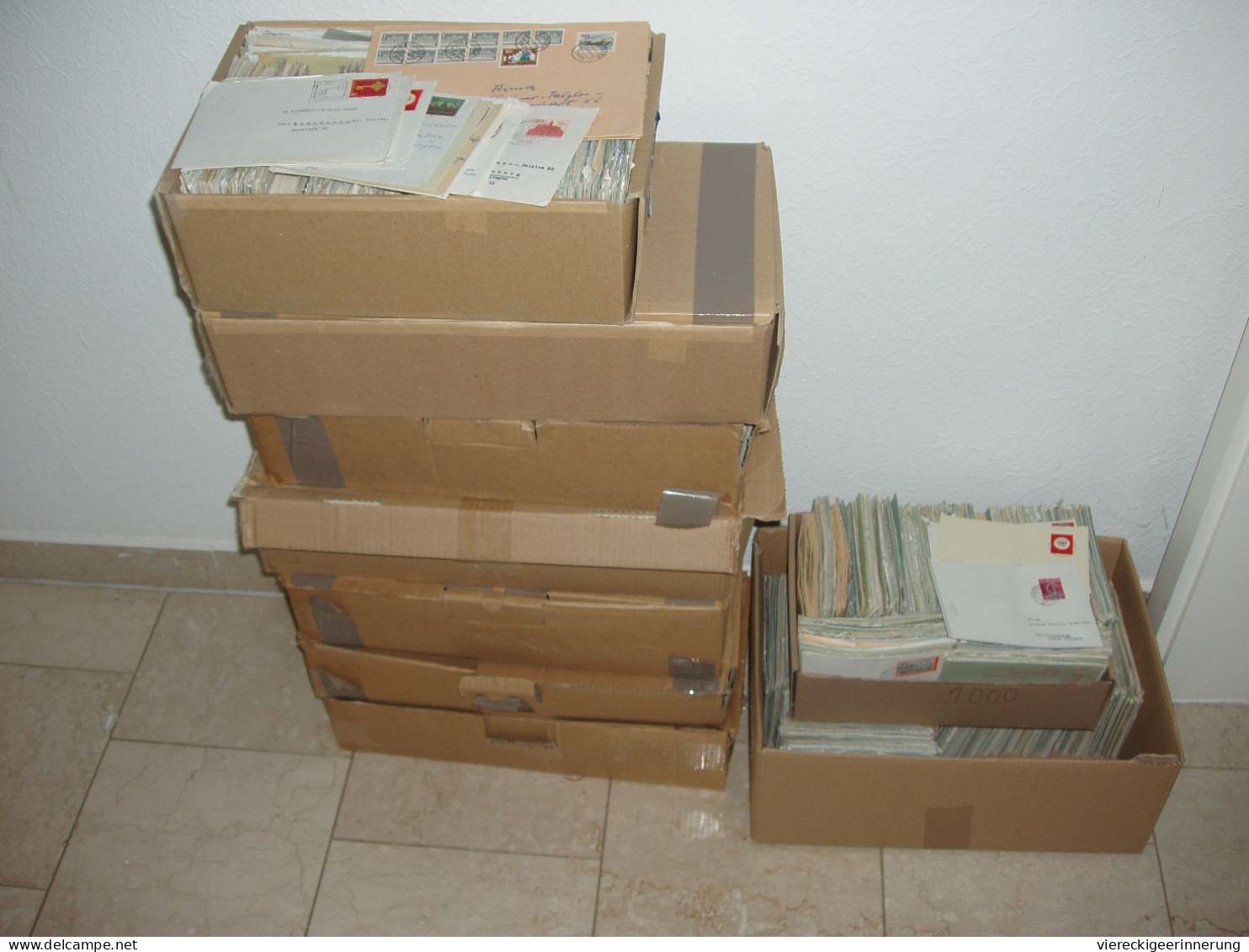 ! 11 Kartons über 12000 Deutschen Briefen Bund, Berlin, DDR Meist Einzelfrankaturen, 1949-1999, Gerne An Selbstabholer - Kilowaar (min. 1000 Zegels)