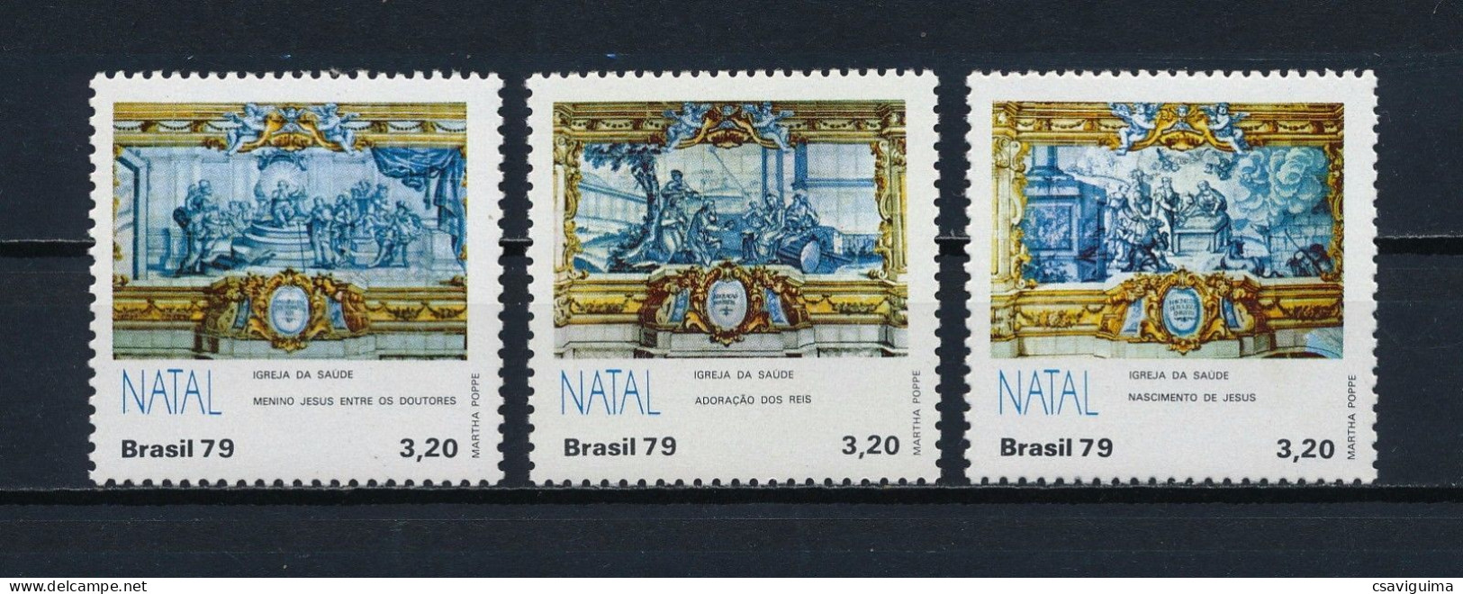 Brasil (Brazil) - 1979 - Christimas - Yv 1401/03 - Cristianismo