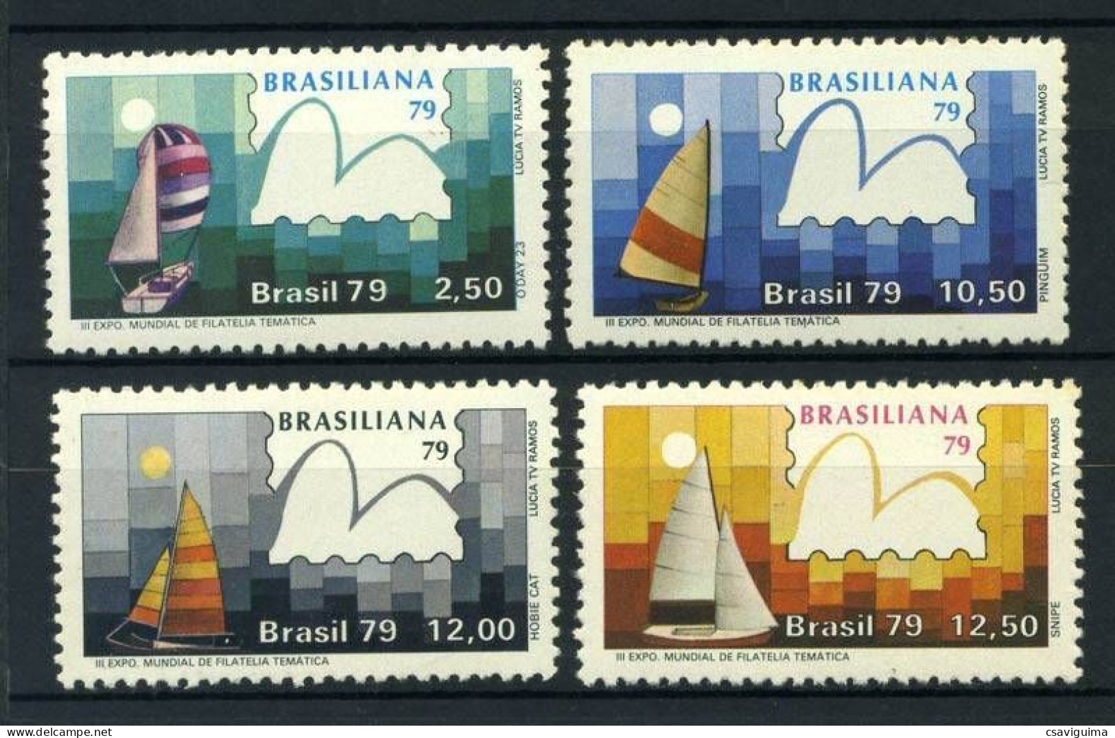 Brasil (Brazil) - 1979 - Brasiliana - Yv 1361/64 - Otros & Sin Clasificación