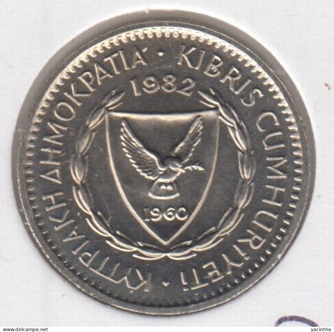 @Y@    Cyprus   25  Mils  1982  Proof   (3889) - Chypre