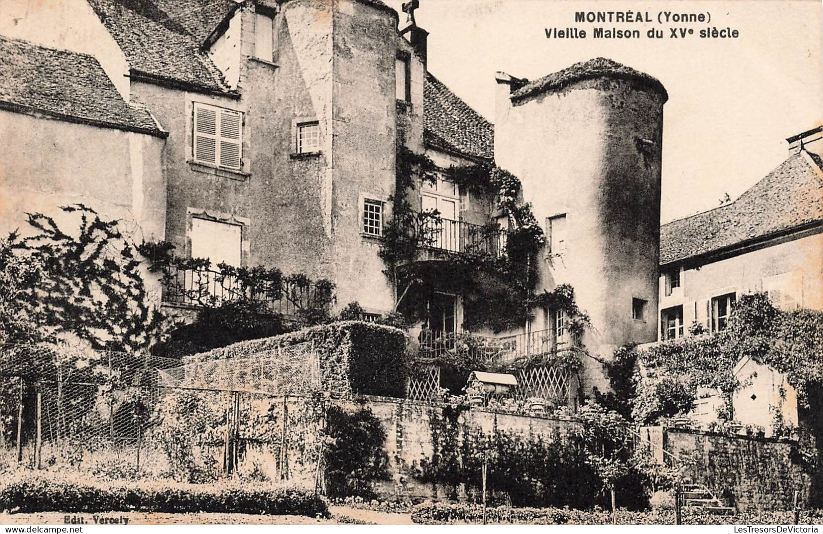 FRANCE - Montréal - Vieille Maison Du XVème Siècle - Carte Postale Ancienne - Montreal