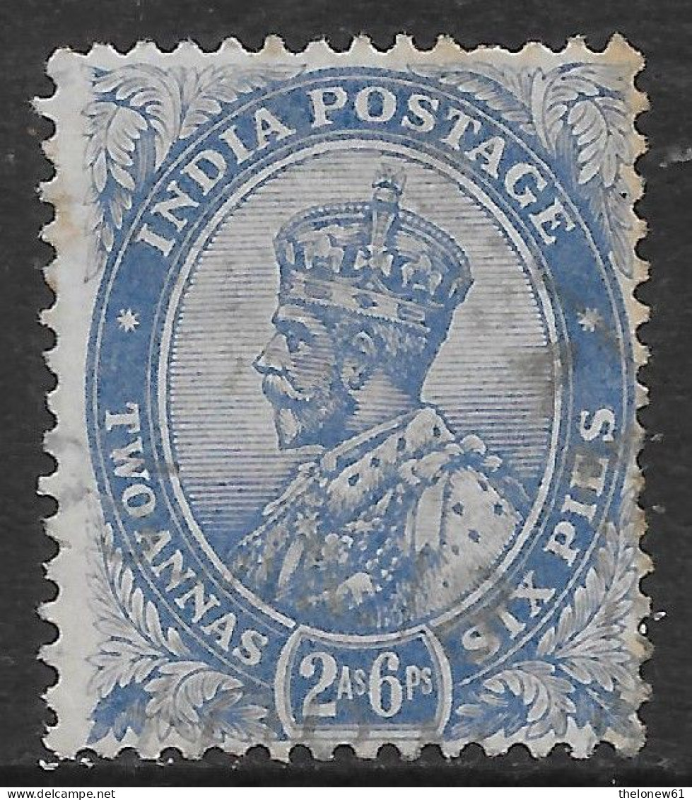 India British Colonies 1913 India King George V 2'6A'P Mi N.92 MH * - 1902-11 Roi Edouard VII