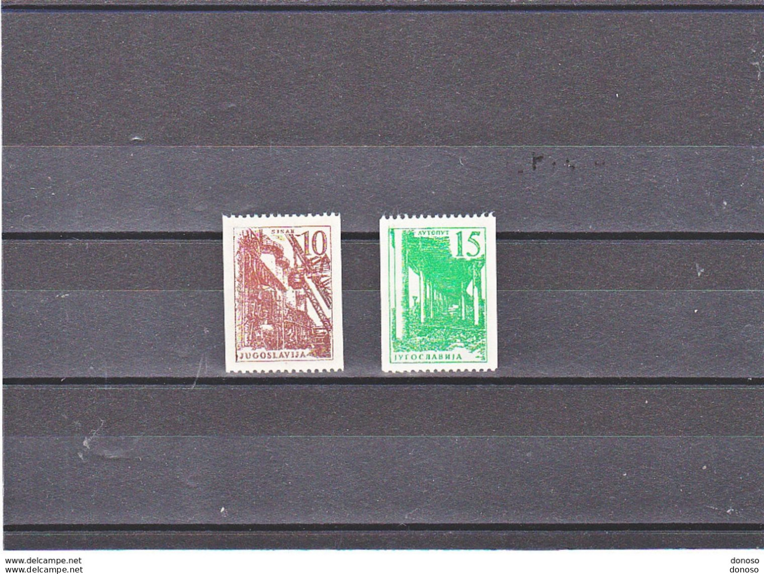 YOUGOSLAVIE 1961 Série Courante Yvert  869-870 NEUF** MNH Cote : 28,50 Euros - Neufs