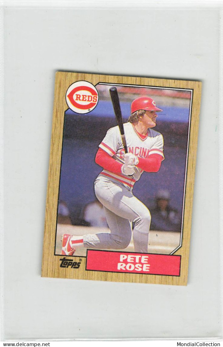 MIKI-AP8-012 BASEBALL CARTE TOPPS NUM 200 PETE ROSE REDS - Honkbal