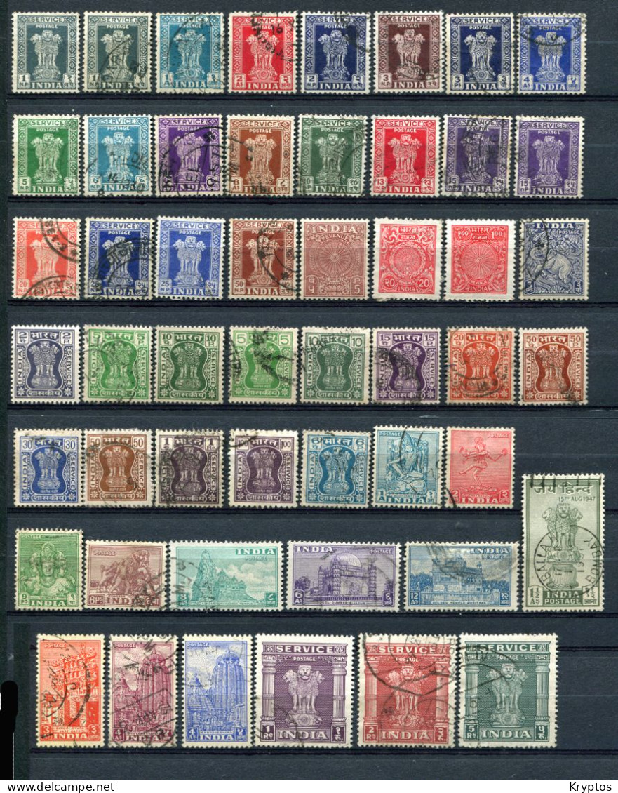 India - After 1947. A Selection On 11 Pages. Mixed Condition! - Verzamelingen & Reeksen