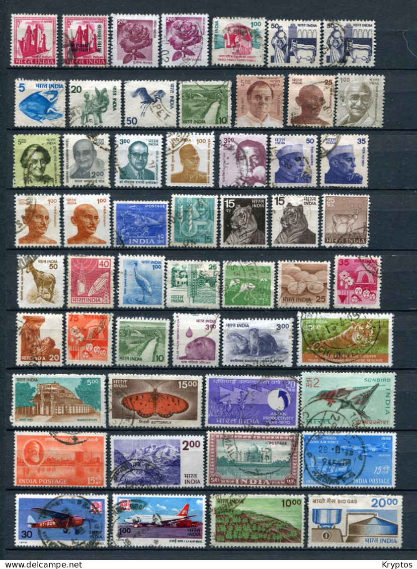 India - After 1947. A Selection On 11 Pages. Mixed Condition! - Collections, Lots & Series