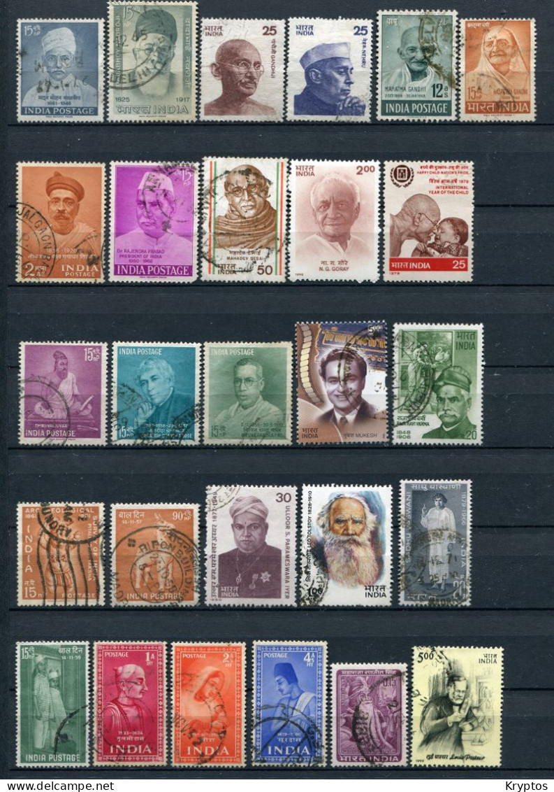 India - After 1947. A Selection On 11 Pages. Mixed Condition! - Collections, Lots & Séries