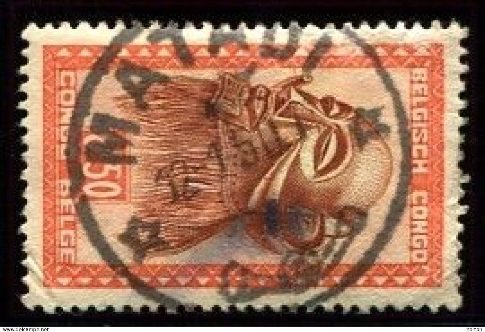 Congo Matadi Oblit. Keach 8A4 Sur C.O.B. 291A Le 12/01/1950 - Used Stamps