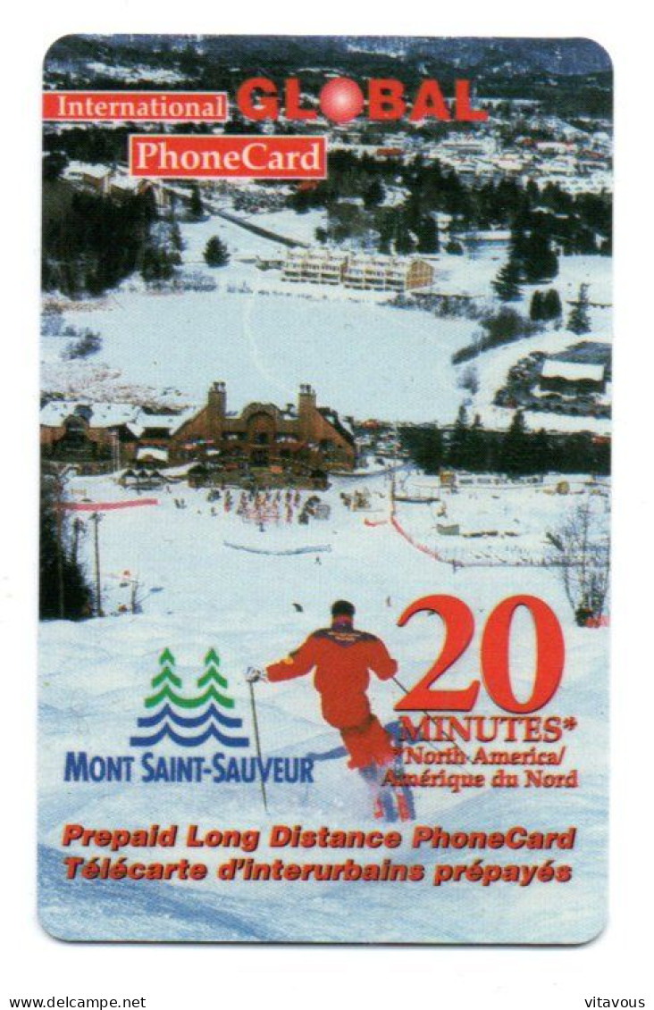 Mont St Sauveur GSM Carte Prépayée CANADA Card ( Salon 590) - Kanada