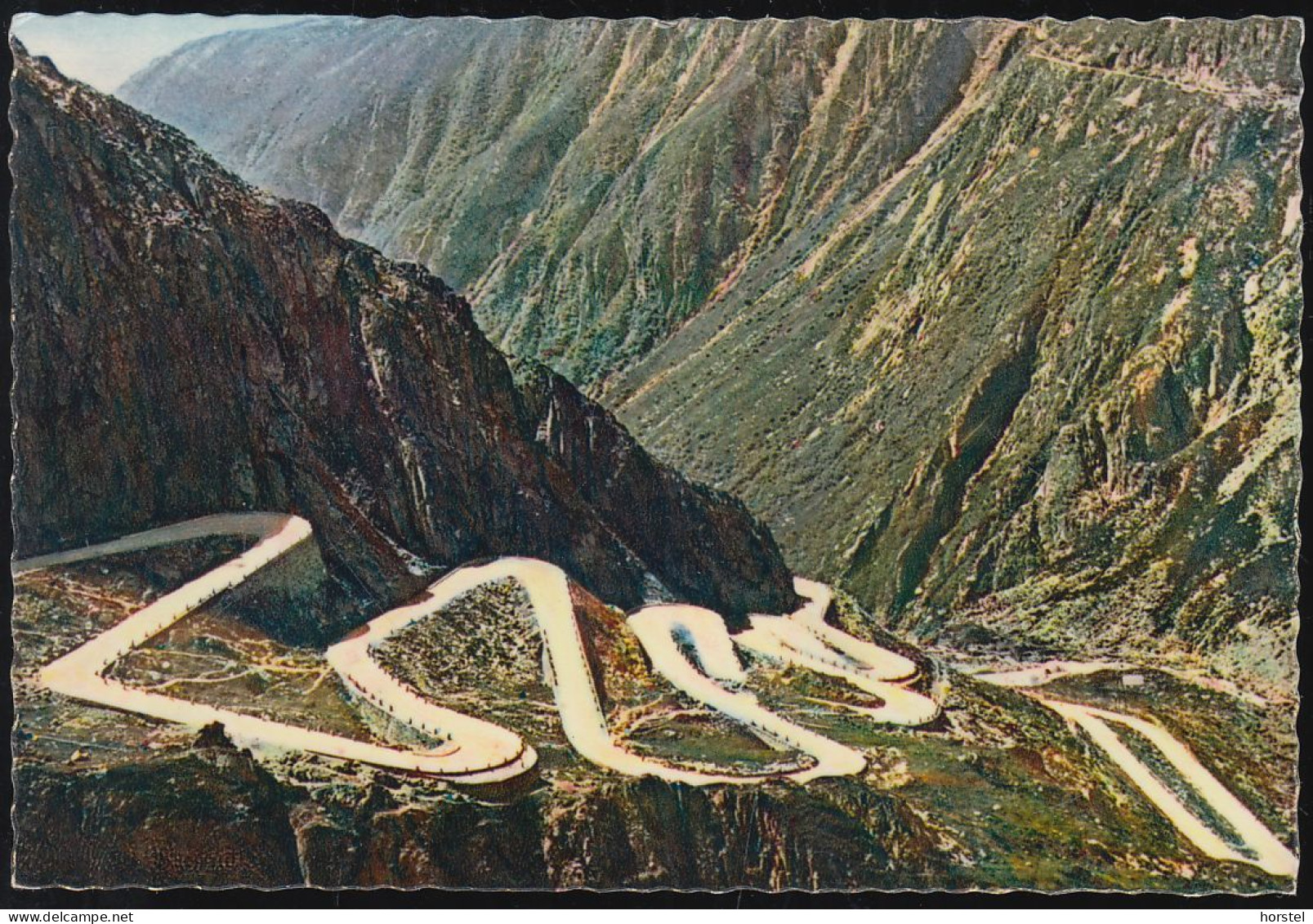 Schweiz - St. Gotthard Passtraße - Val Tremola - Nice Stamp 1958 - Airolo