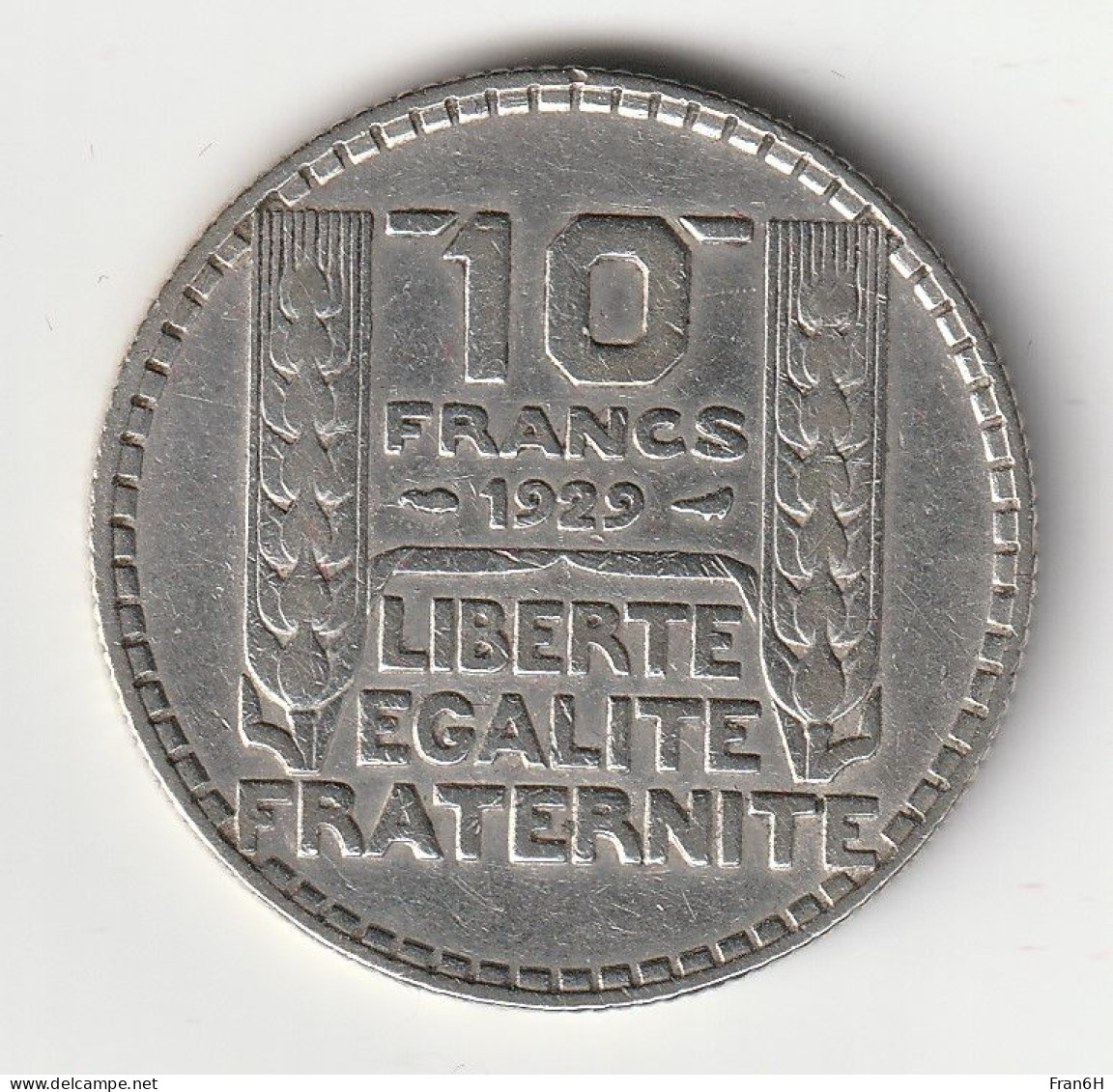 10 Francs Turin Argent 1929 - Silver - - 10 Francs