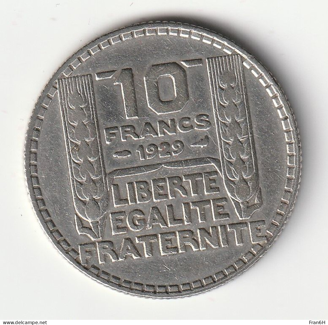 10 Francs Turin Argent 1929 - Silver - - 10 Francs