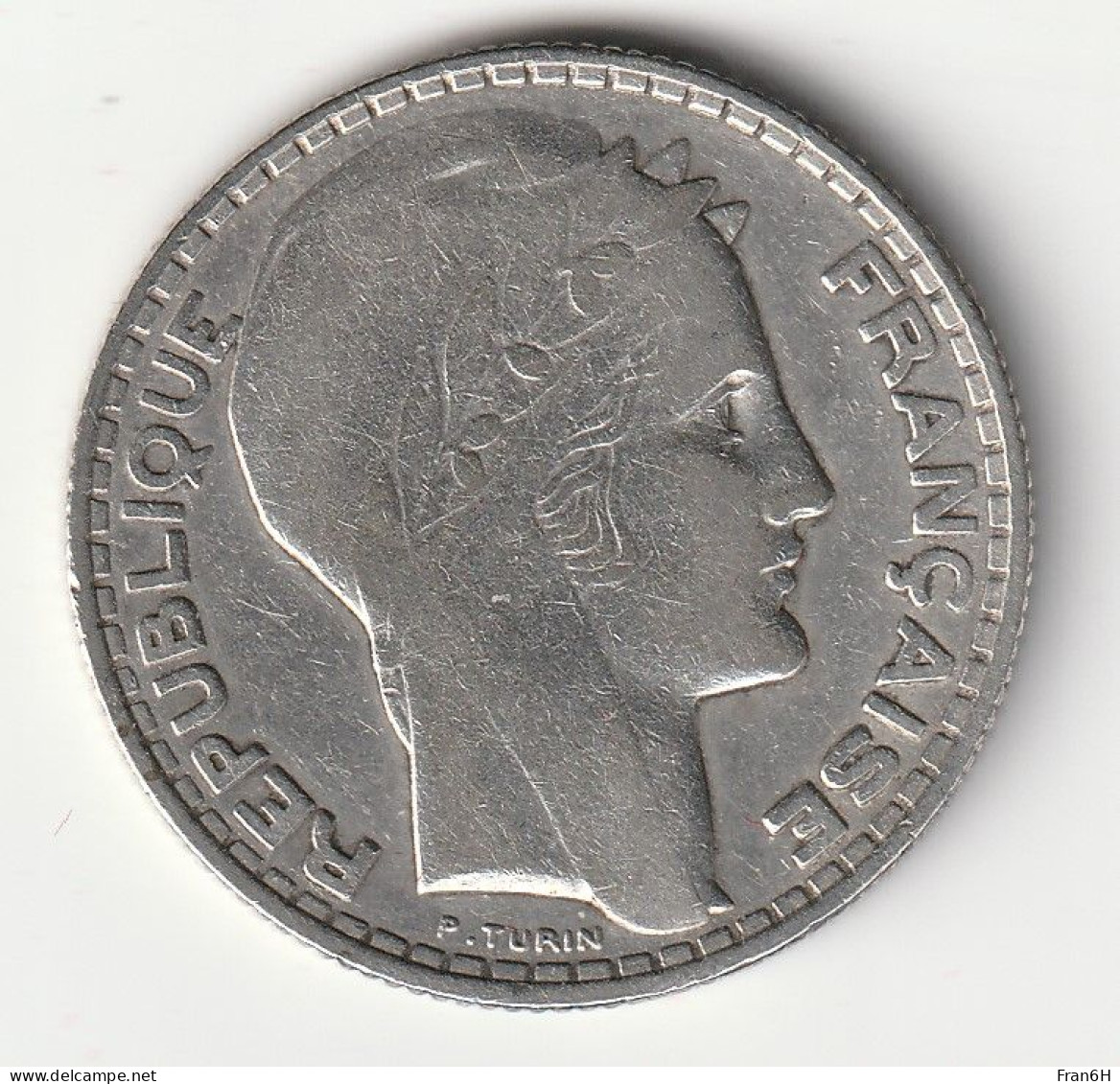 10 Francs Turin Argent 1929 - Silver - - 10 Francs