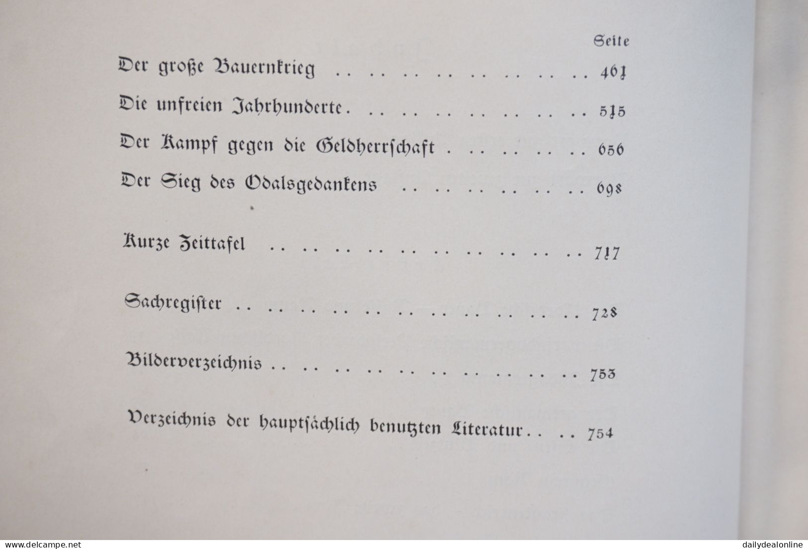 Dr. Johann von Leers Odal Das Lebensgesetz eines ewigen Deutschlands 1936 2. Auflage Boden Verlag