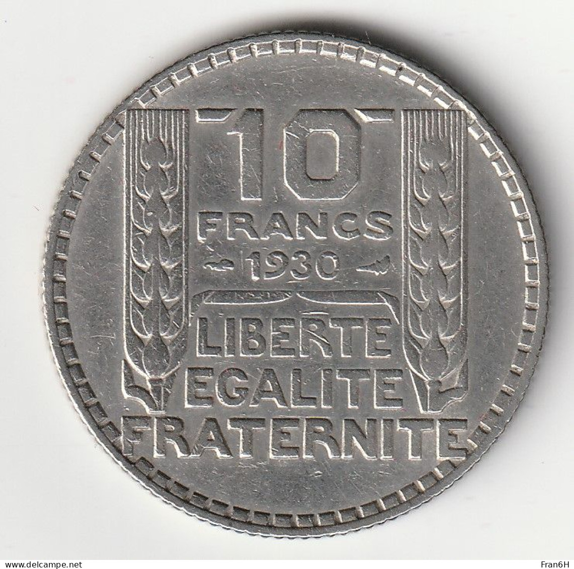 10 Francs Turin Argent 1930 - Silver - - 10 Francs