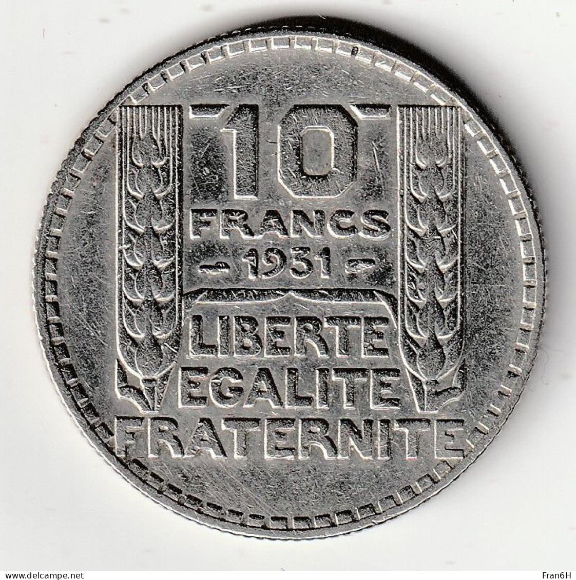 10 Francs Turin Argent 1931 - Silver - - 10 Francs