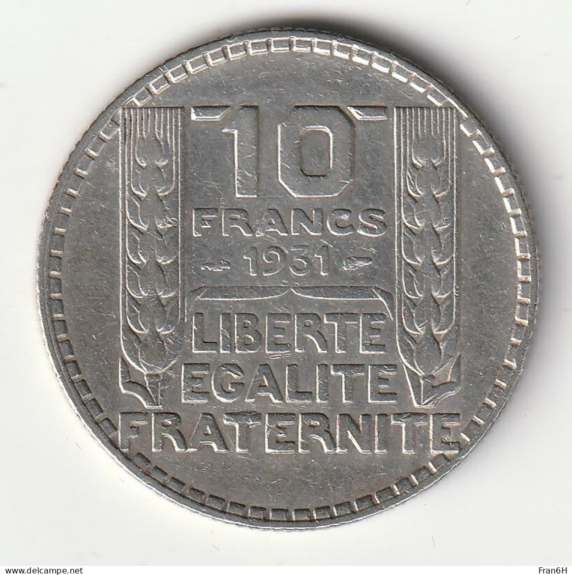 10 Francs Turin Argent 1931 - Silver - - 10 Francs