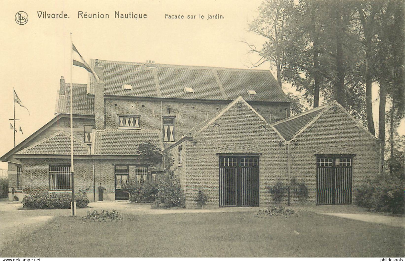 BELGIQUE  VILVORDE  Reunion Nautique  La Façade Sur Le Jardin - Vilvoorde