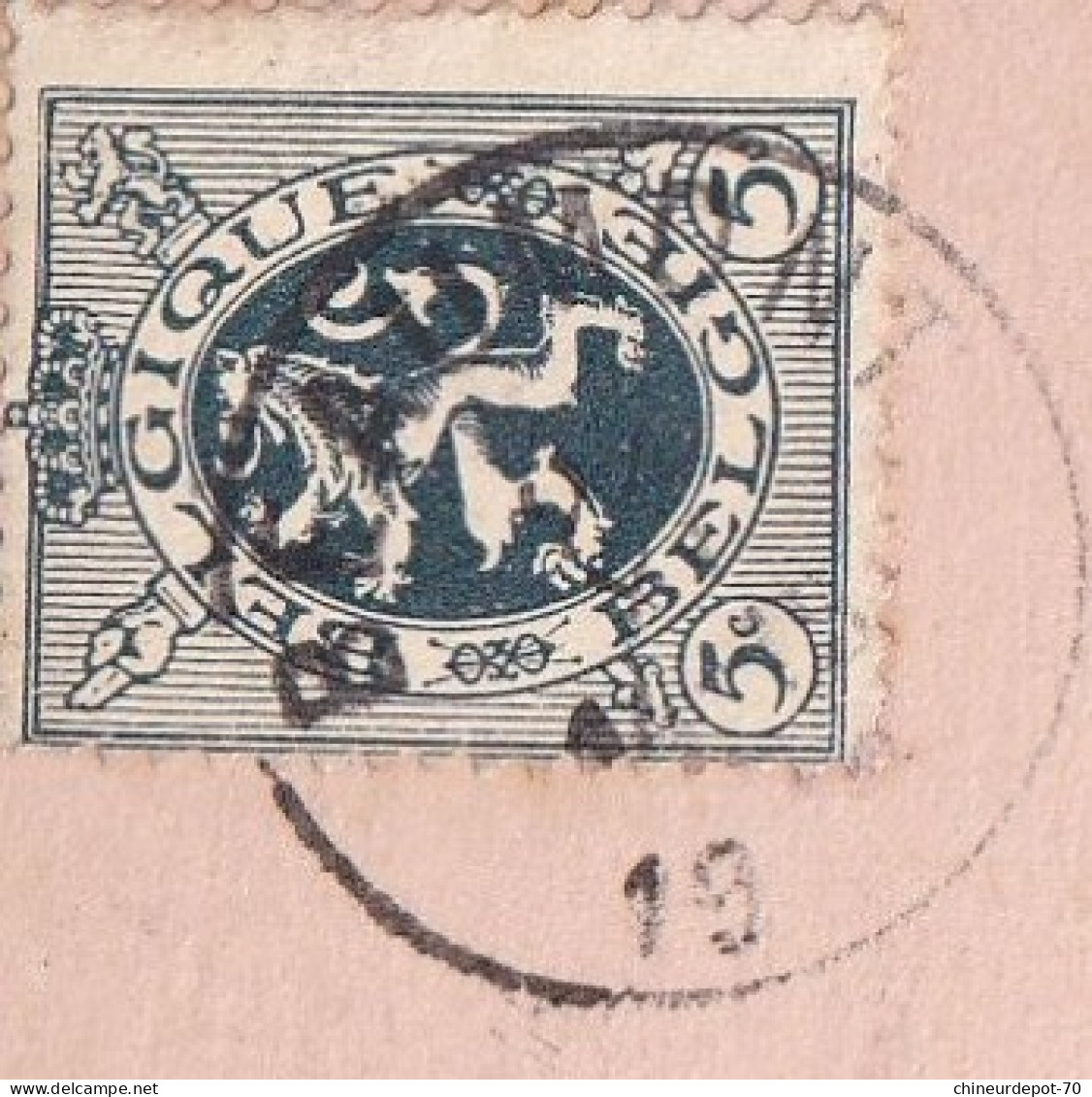 Lion Héraldique BEAUMONT HOMME VIOLETTA P F G 347 - 1929-1937 Heraldic Lion