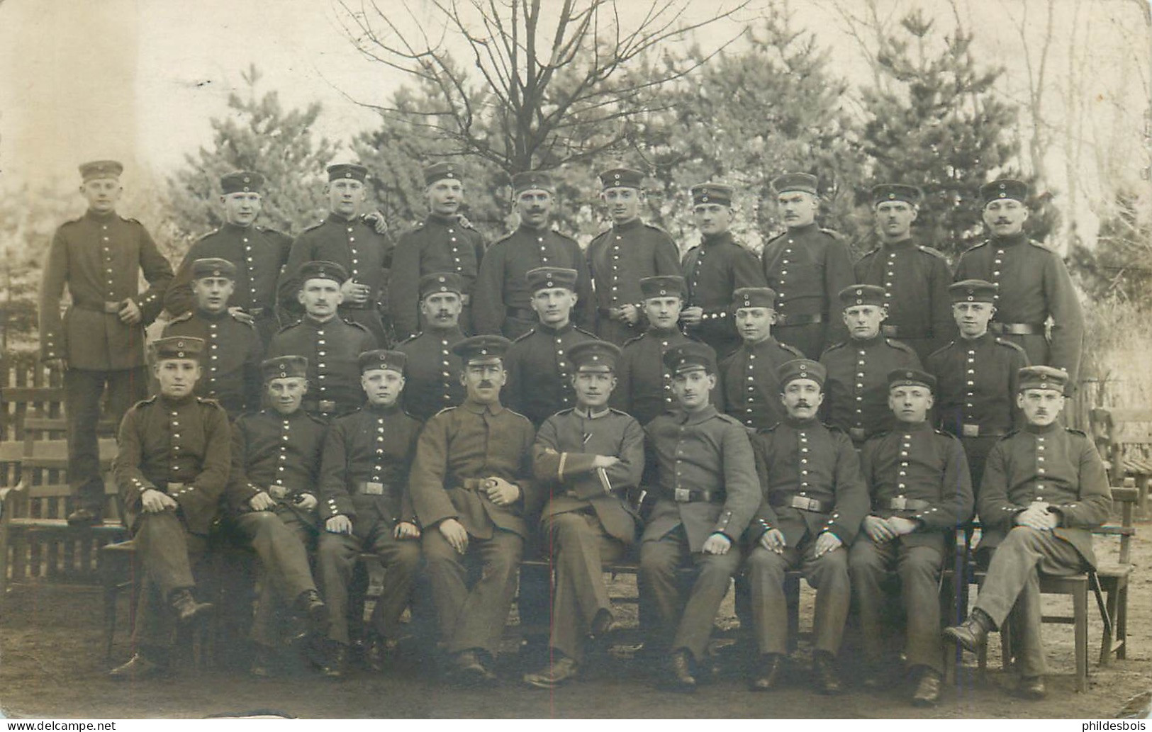 ALLEMAGNE  BAD SALZUFLEN  (carte Photo)  Militaires - Bad Salzuflen