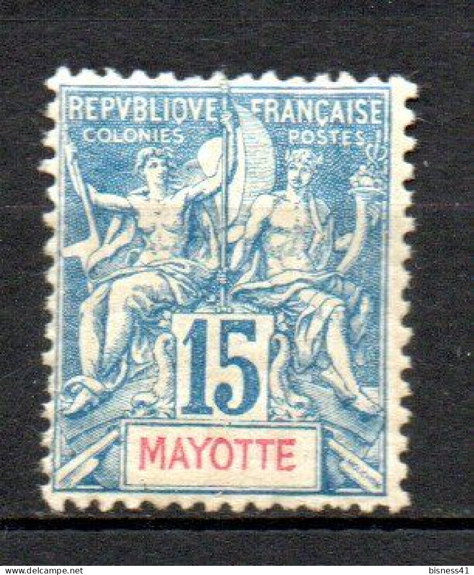 Col40 Colonie Mayotte 1892  N° 6 Neuf X MH Cote 15,50€ - Neufs