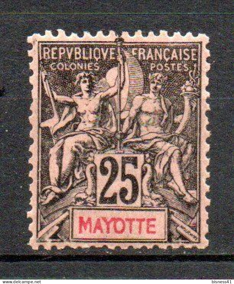 Col40 Colonie Mayotte 1892  N° 8 Neuf X MH Cote 20,00€ - Ungebraucht