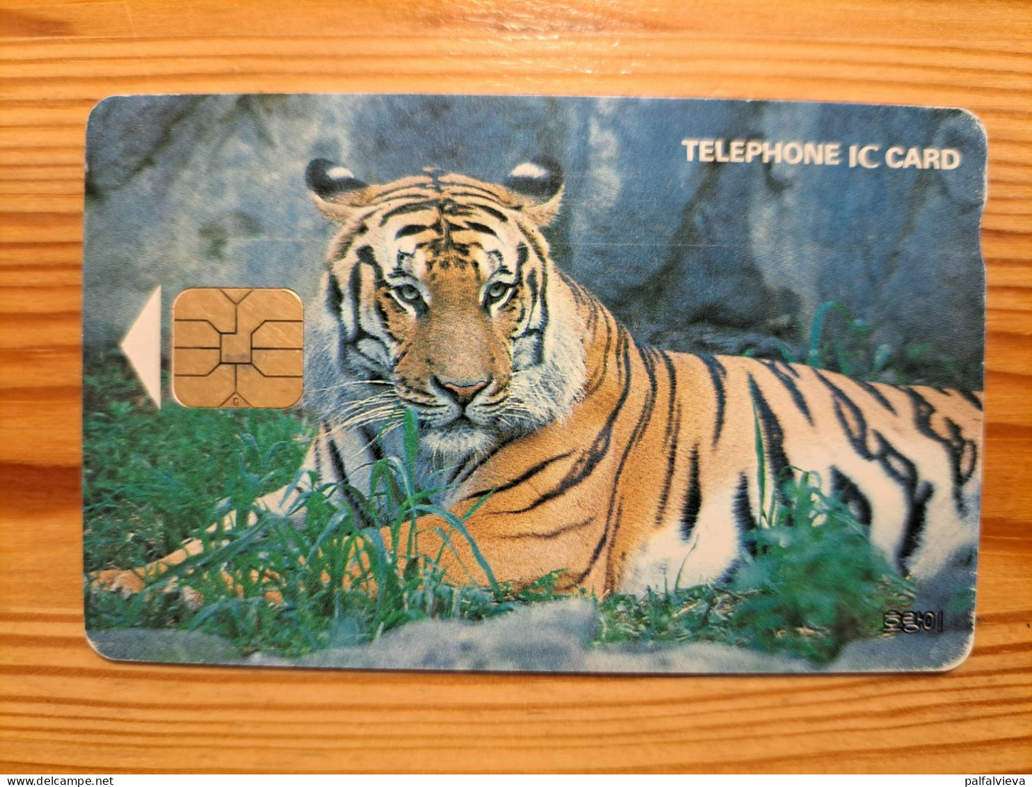 Phonecard South Korea, Chip - Tiger - Korea (Zuid)