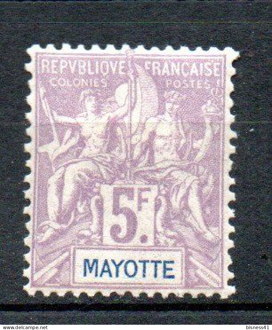 Col40 Colonie Mayotte 1892  N° 14 Neuf X MH Cote 160,00€ - Ongebruikt