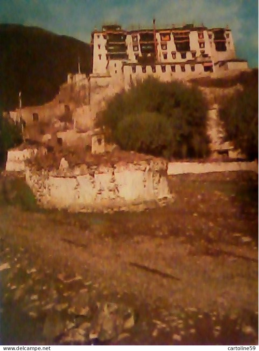 INDIA TIBET  Kashmir - Moonshadow Over Leh Palace, Leh Of Ladakh, Tibetan VB1987 JU5175 - Tibet