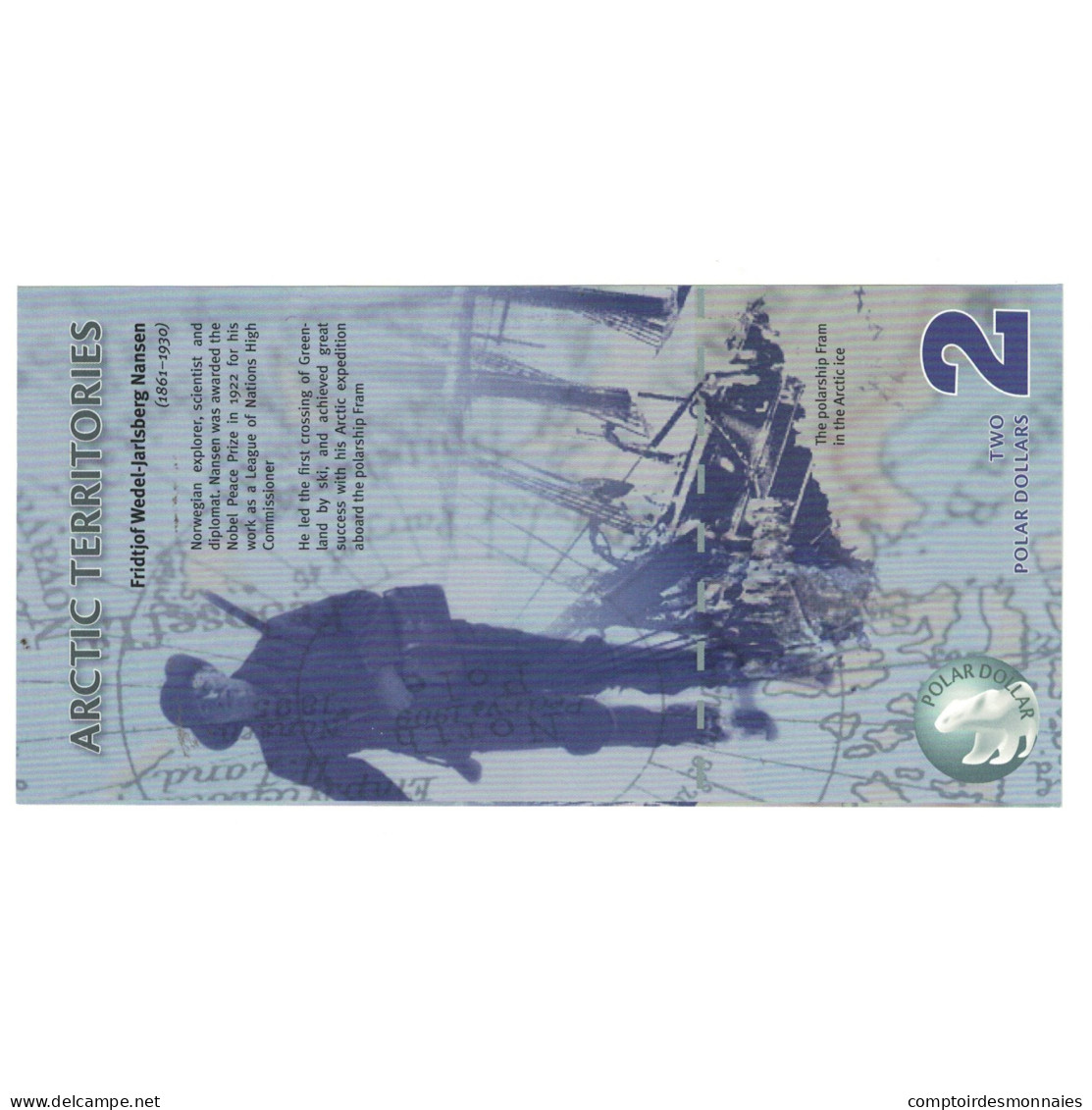 Billet, États-Unis, Dollar, 2010, 2 DOLLAR ARTIC TERRITORIES, NEUF - Te Identificeren