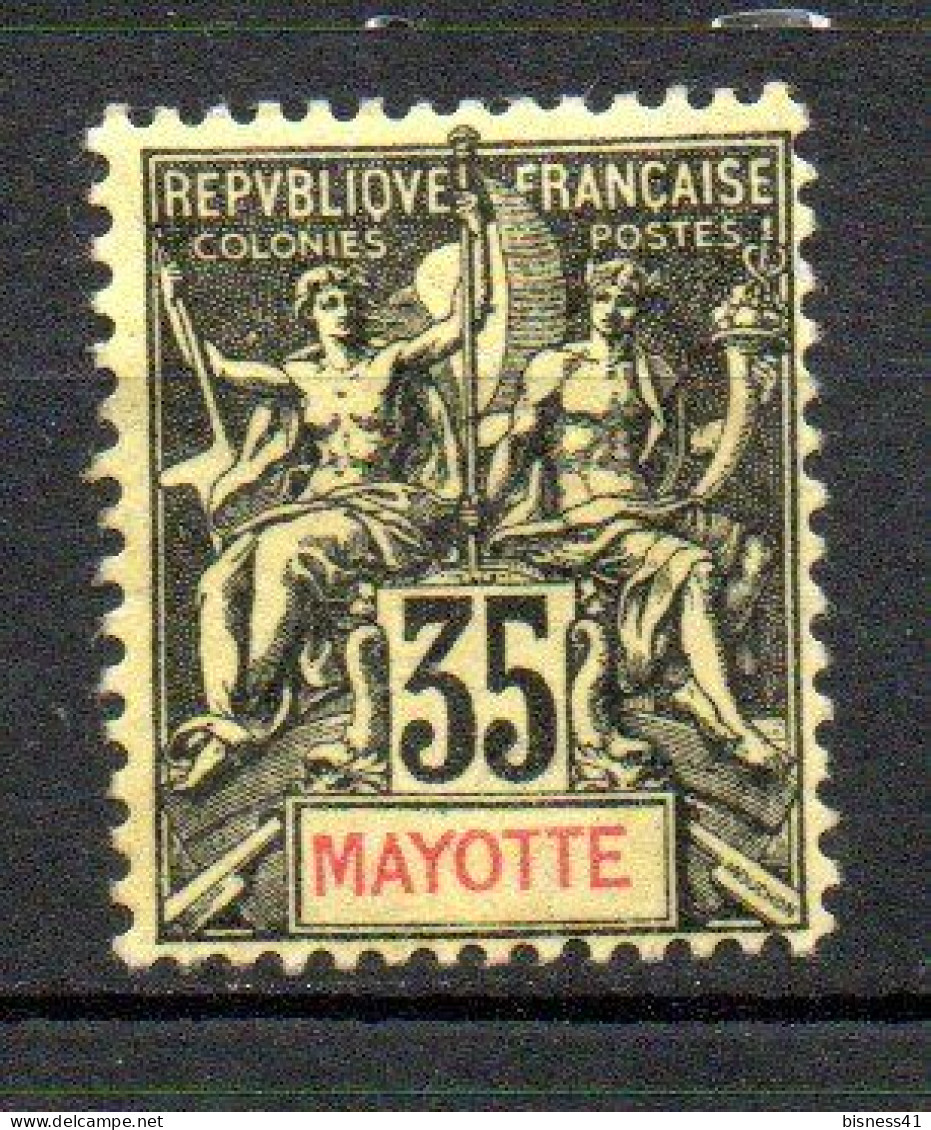 Col40 Colonie Mayotte 1900  N° 18 Neuf X MH Cote 15,00€ - Neufs