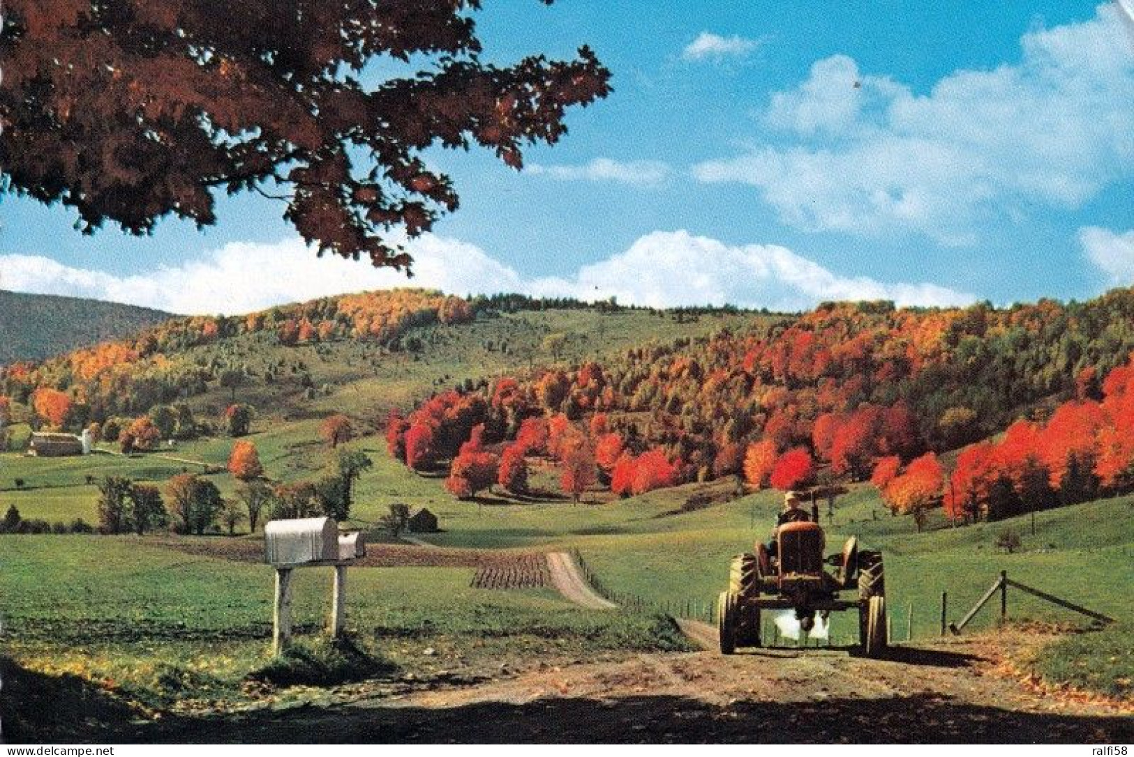 1 AK USA * Vermont Farm Country - Typical Scene Amongst Vermont's Rolling Hills * - Autres & Non Classés