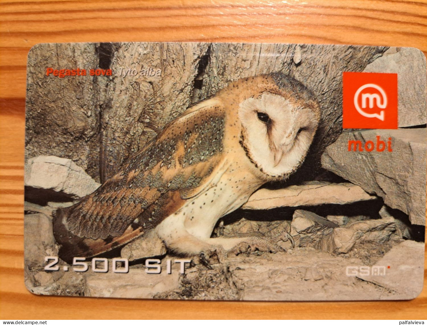 Prepaid Phonecard Slovenia, Mobi - Bird, Owl - Slovenië