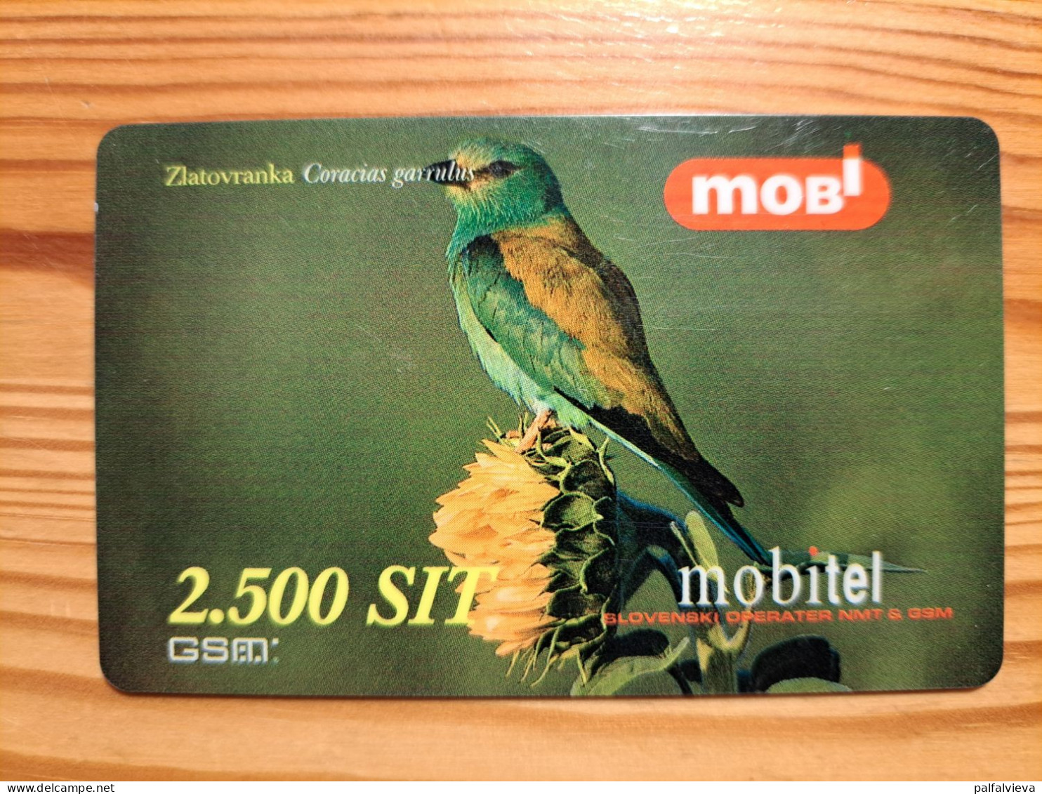 Prepaid Phonecard Slovenia, Mobi - Bird - Slovénie