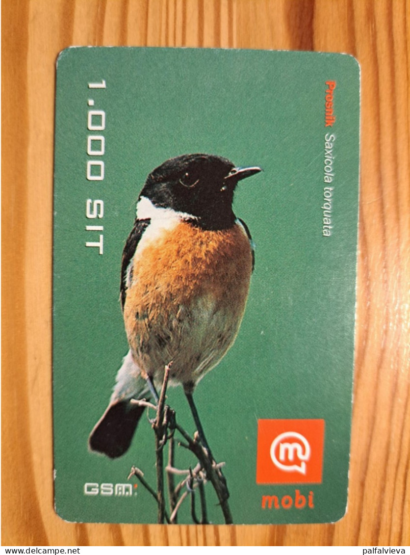 Prepaid Phonecard Slovenia, Mobi - Bird - Slowenien
