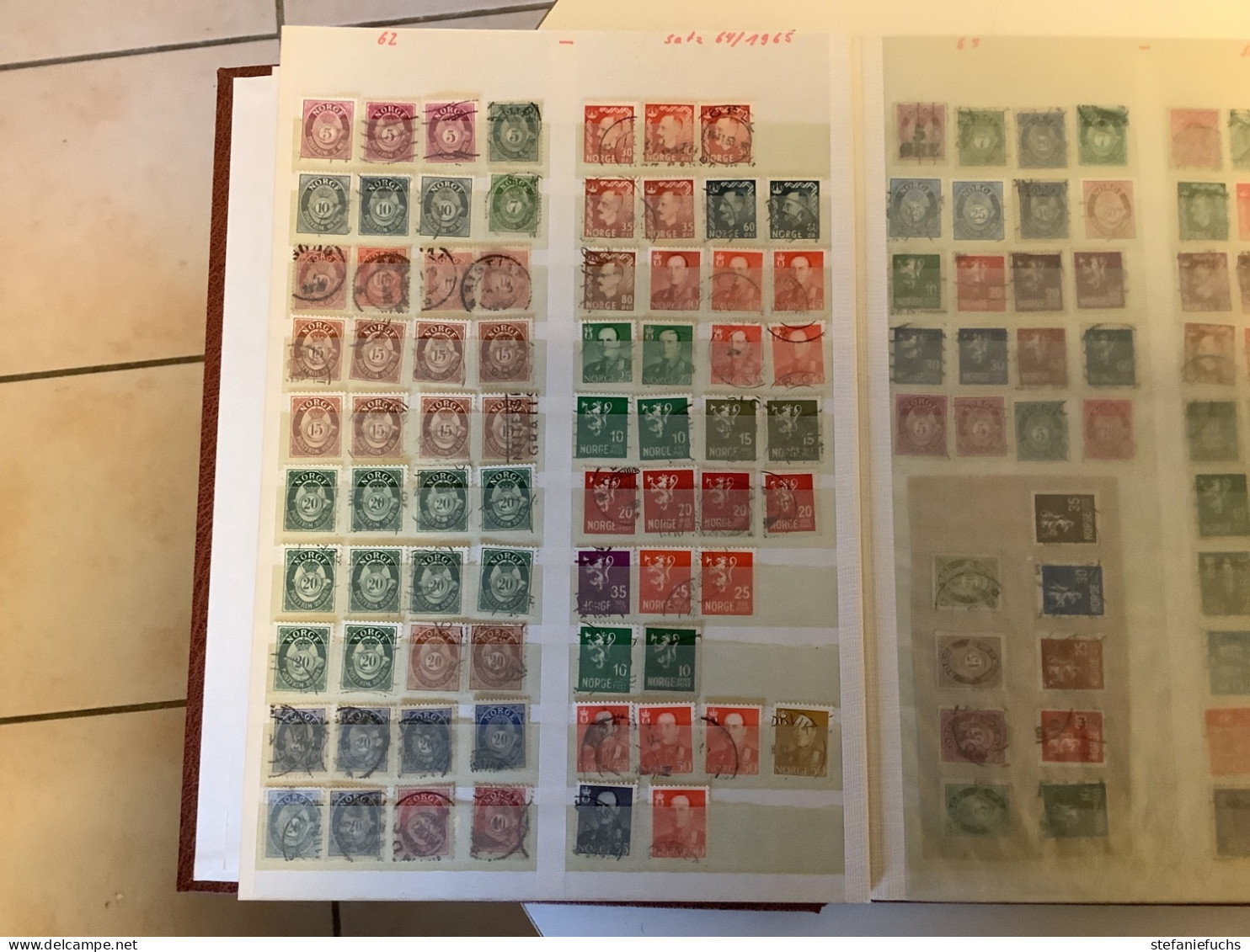 NORWEGEN Posten O /  ** /  MARKEN    Im  STECKBUCH - Collections (en Albums)