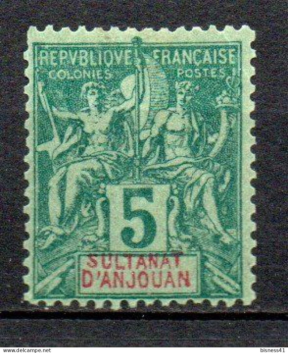 Col40 Colonie Anjouan 1892  N° 4 Neuf X MH Cote 10,00€ - Unused Stamps