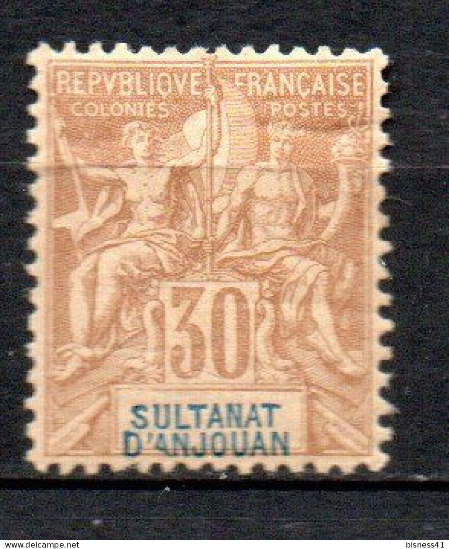 Col40 Colonie Anjouan 1892  N° 9 Neuf X MH Cote 40,00€ - Nuevos