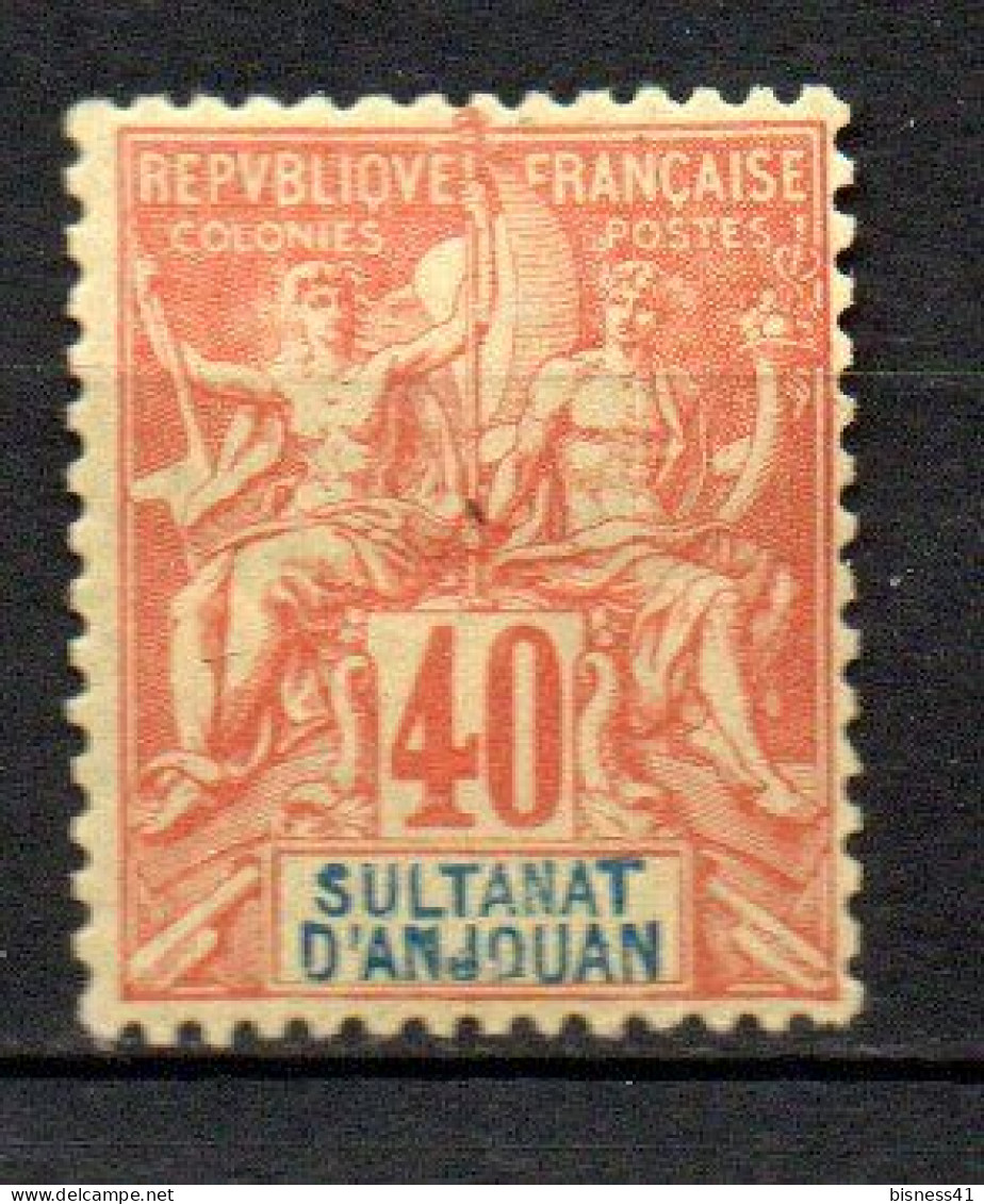Col40 Colonie Anjouan 1892  N° 10 Neuf X MH Cote 45,00€ - Unused Stamps