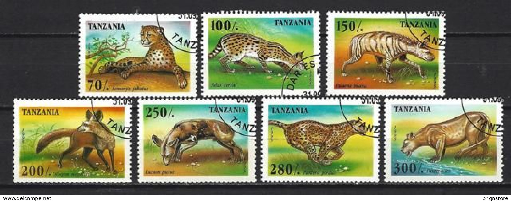 Tanzanie 1996 Animaux Sauvages (131) Yvert N° 1913 à 1919 Oblitéré Used - Tansania (1964-...)